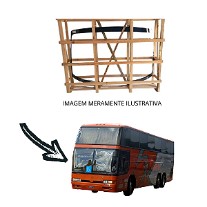 Parabrisa bipartido marcopolo G5 GV 1150 / 1450 Incolor