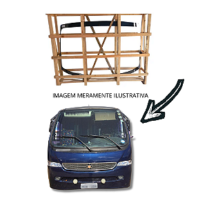 Parabrisa Inteiriço Marcopolo Senior 2000-2004 Senior GVO 212,5X150CM