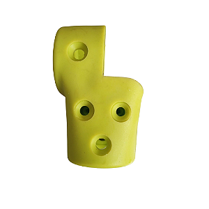 Garra bipartida LE Balaustre/Poltrona Salão ônibus Urbano Amarela