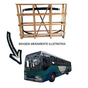 Parabrisa Bi-partido ônibus marcopolo Torino GV G5 Incolor 128X131CM