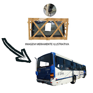 Vidro Vigia Traseiro Onibus Marcopolo Viale urbano 247X97,5CM