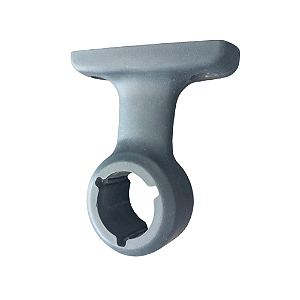 Suporte tubo balaustre teto Onibus Urbano Universal Cinza 10CM
