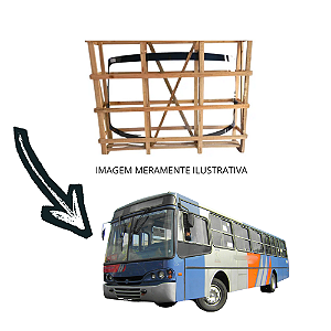 Parabrisa bipartido Caio induscar alpha Incolor 119X134CM