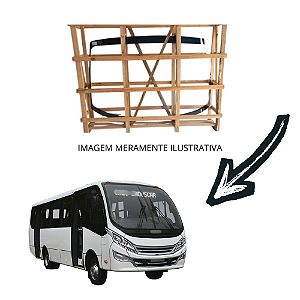 Parabrisa bipartido caio foz 2400 Incolor 145X118CM