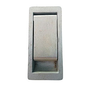 Trinco externo tampa bagageiro ônibus 20,5X9,5CM Mascarello Comil Neobus