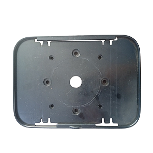 Base lente menor espelho retrovisor marcopolo G6 Eletrico 21X15CM