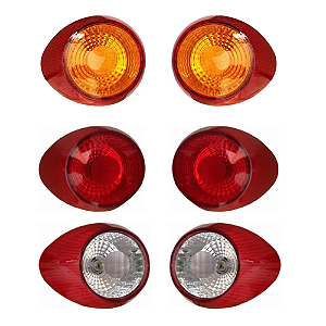 Kit Lanterna Traseira Onibus Neobus Mega Brt Spectrum New Road