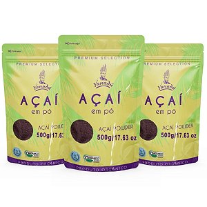 Açaí em pó 500g - LEVE 3 E PAGUE 2!!