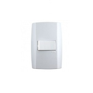 Interruptor simples 10A horizontal slim - ilumi