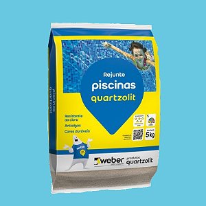 Rejunte Piscinas Azul Celeste com 5kg - Quartzolit