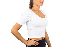 Blusa Feminina com manga bufante