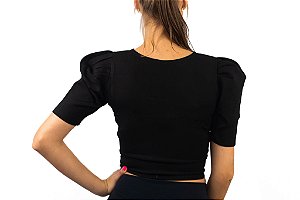 Blusa Feminina com manga bufante