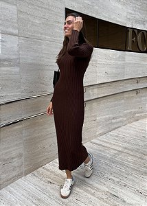 Vestido Cris - Marrom