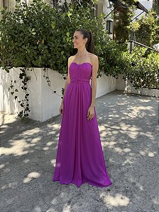 Vestido Raissa - Fúcsia