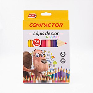 Lápis de Cor  Neo Pen c/36 Cores Compactor