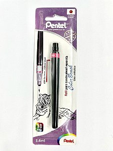 Refil Para Caneta Pincel Brush Pentel Aquarela Color Brush Pink - Big Nunes  Comercial