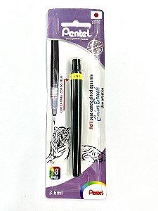 Refil Para Caneta Pincel Brush Pentel Aquarela Color Brush Yellow