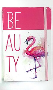 Caderno Pontado Beauty Flamingo
