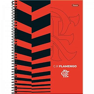 Caderno Universitário Flamengo 80 folhas 1 Matéria Capa 1