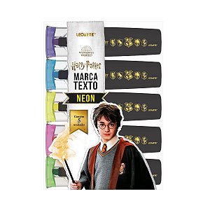 Marca Texto Neon Harry Potter C/5 Unidades.