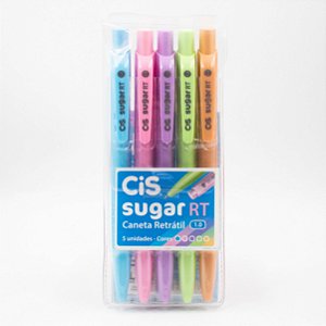 Caneta Cis Sugar RT c/5 unidades