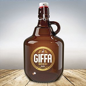 GROWLER VIDRO FLIP TOP 2 LITROS - VASILHAME