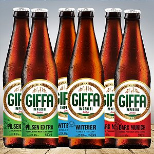 COMBO GIFFA DEGUSTACAO CLASSICOS 500 ML - 6 unid