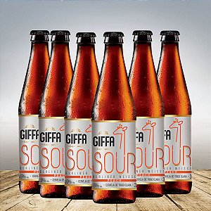 GIFFA SOUR PEACH 355 ML - 6 unid