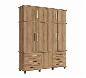 GUARDA-ROUPA FABRIMOVEIS PRISMA 4PTS NATURE 6300NE