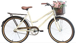 BICICLETA STONE VINTAGE ARO 26 BEGE