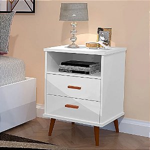 MESA DE CABECEIRA HUMAGUI - ITALIA - BRANCO