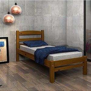 CAMA PORTO MADERO DA BARRA - SOLTEIRO 88x188 - IMBUIA