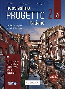Nuovissimo Progetto Italiano 2A - Libro dello studente e Quaderno degli esercizi + DVD Video + CD audio - B1