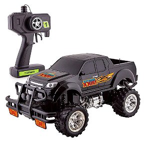 Carrinho De Controle Remoto Monster Truck Azul Polibrinq