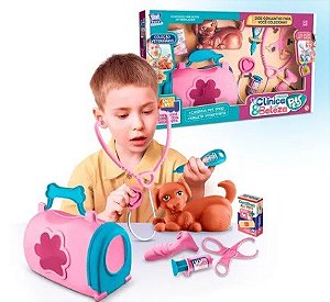 Brinquedo Clínica e Beleza Pets Zuca Toys Ref.8022 Cachorro