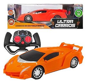 Carrinho De Controle Remoto Brinquedo Ultra Carro 6 Comandos - Polibrinq