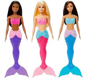 Boneca Articulada - Barbie Dreamtopia Fantasy - Sereia - Sortidas