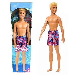 Boneco Ken Praia Barbie Sortidos HXX52 - Mattel - Happily Brinquedos