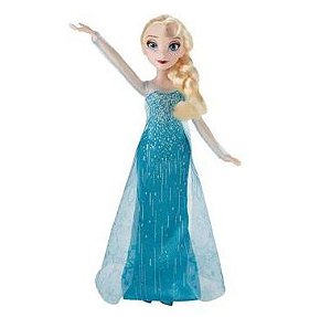 Boneca Frozen Elsa Princesa Disney Musical Brinquedo Elka