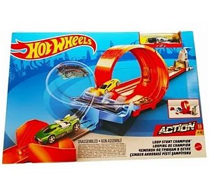 Pista Hot Wheels Campeonato De Looping 1 Carro Mattel Gtv13 - Tem