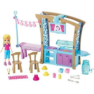 Polly Pocket - Pronta para a Festa - Boneca com Acessorios