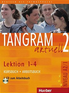 Tangram aktuell 2 Lektion 1 - 4 Kursbuch + Arbeitsbuch A2/1