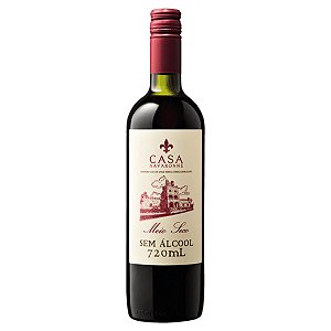 Vinho La Dorni Tinto Meio Seco Bordô Casa Navaronne Sem Álcool 720 mL