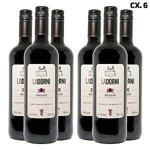 Caixa com 6 unid. - Vinho de Mesa Tinto Suave 750 mL