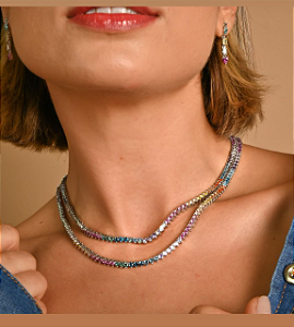 Colar Riviera Rainbow
