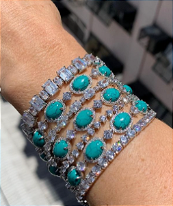 Pulseira de Pedra Turquesa