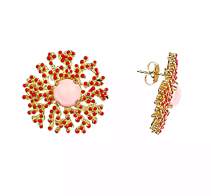 Brinco Coral Stone