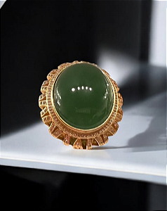 Anel de Jade Verde