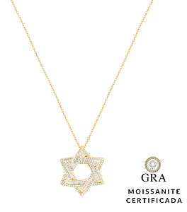 Colar Estrela De Davi
