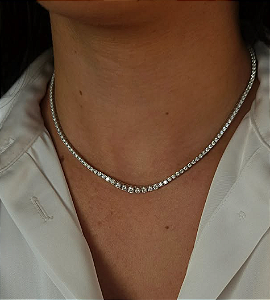 Colar Riviera Moissanite 14,75 CTS